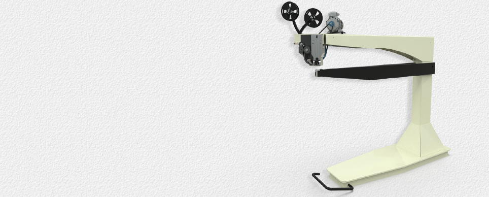 Two pin manual box stitching machine